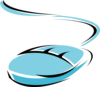 Blue Computer Mouse Clip Art